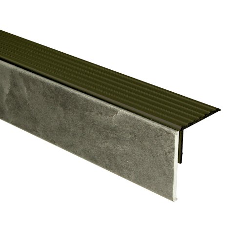 [74302] Mexform LVT beton antraciet uitlooptrede brons 100cm