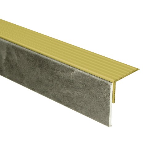[74303] Mexform LVT beton antraciet uitlooptrede goud 100cm