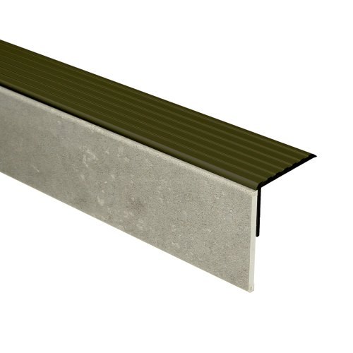 [74326] Mexform LVT donker beton uitloopt. brons 100cm