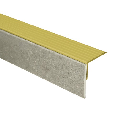 Mexform LVT donker beton uitloopt. goud 100cm