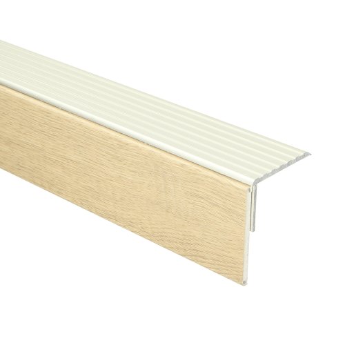[74373] Mexform LVT grijs eiken uitloopt. alu 100cm