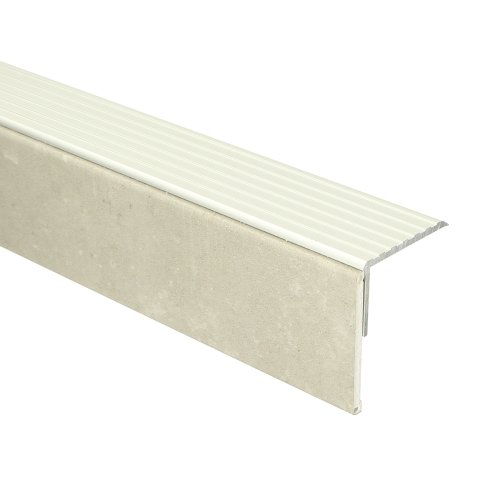 [74421] Mexform LVT licht beton uitloopt. alu 100cm