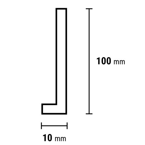 Mexform LVT licht eiken L-kap
