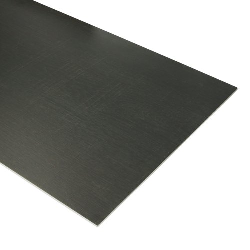 Mexform LVT zwart houtnerf dubbel stootbord 1,6m