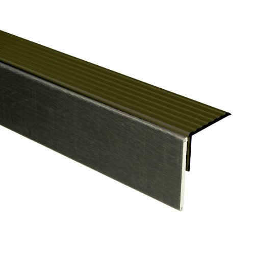 Mexform LVT zwart houtnerf uitloopt. brons 130cm
