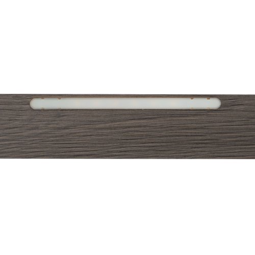 [73116] Onderlat met LED-voorbereid. Urbino warm eiken