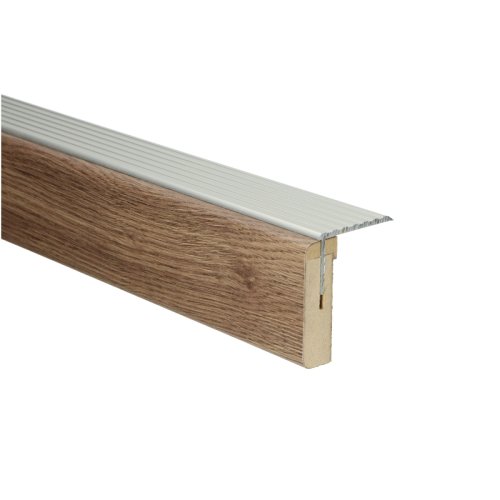 Uitl.trede alu zilver Halifax Eik Tabak 90x5,7cm