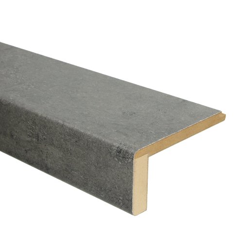 uitlo. doorl. Donker leisteen 121x12,5cm