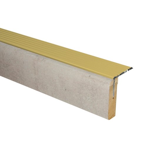 [73172] Uitloop. alu goud Helder leisteen 90x5,7cm