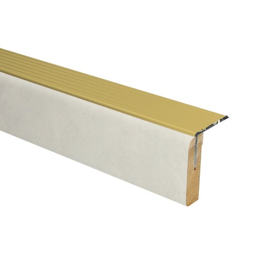 [72939] Uitloop. alu goud Taxco leisteen 121x5,7cm