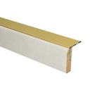 Uitloop. alu goud Taxco leisteen 90x5,7cm