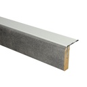 Uitloop. alu ziler Donker leisteen 181x5,7cm