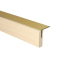 Uitlooptr. alu goud Monticiano Eik Natu. 181x5,7cm