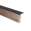 Uitlooptre. alu brons Giaveno Warm Noten 136x5,7cm