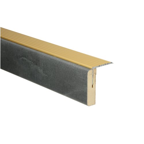 [73776] Uitlooptrede alu goud Leisteen 90x5,7cm