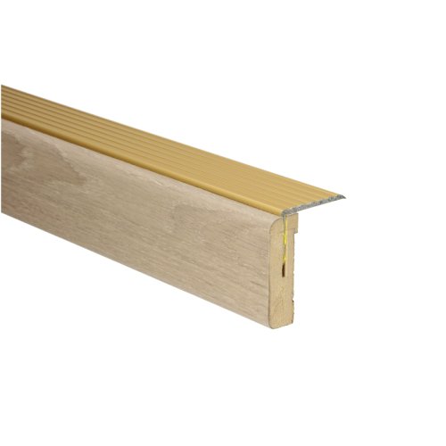 [73435] Uitlooptrede alu goud Orleans Eik Zand 181x5,7cm