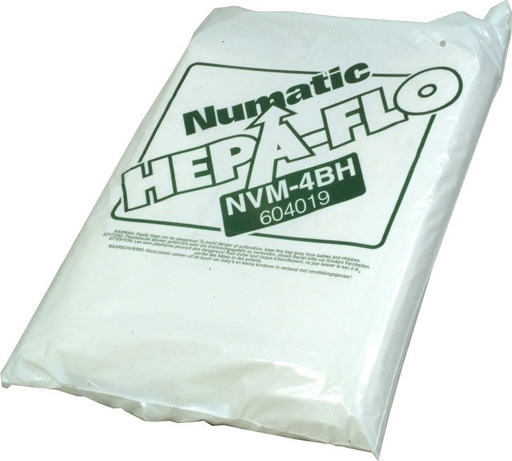 [621231032] Numatic stofzak NVM-4BH (NED 900 A) open 14" 10 stuks 604019