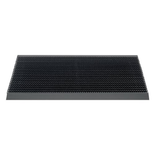[94399] Luxe buitenmat zwart met antraciet strip 50 x 80cm