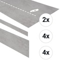 PVC traptreden set voor 4 treden Pirin