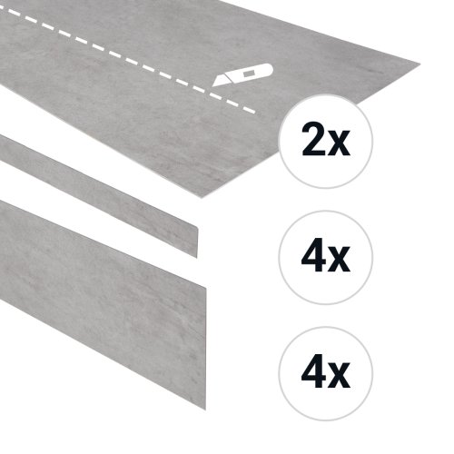 [94970] PVC traptreden set voor 4 treden Pirin