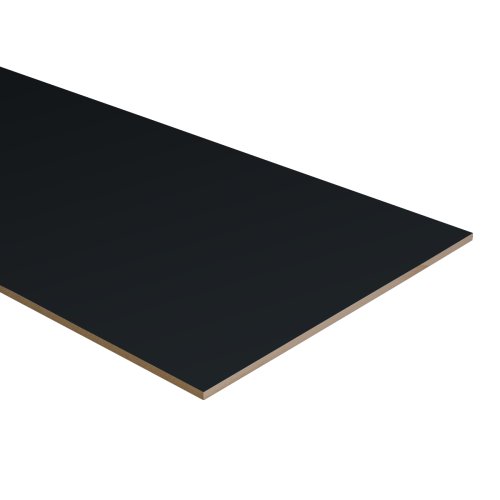 Dubbel stootbord folie 160 x 40 cm RAL9005/RAL7042