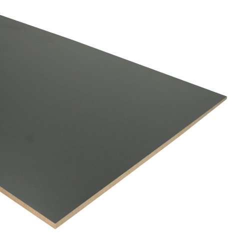 [70616] Dubbel stootbord zwart RAL 9005 115 x 40 cm