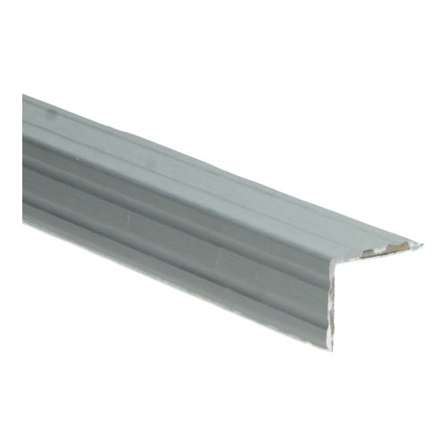 Duo-hoeklijnprofiel zelfkl. zilver geborsteld 24,5x30mm 1m 2261