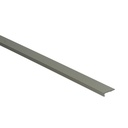 Hoeklijn zelfklevend PVC RVS klik 6x21mm 4,5mm 3m 2258
