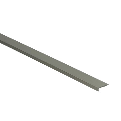 [69563] Hoeklijn zelfklevend PVC RVS klik 6x21mm 4,5mm 3m 2258