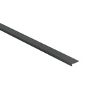 Hoeklijn zelfklevend PVC zwart klik 6x21mm 4,5mm 3m 2258