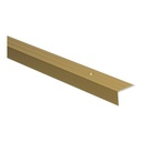 Hoeklijnprofiel schroef 17 mm goud 2,7m