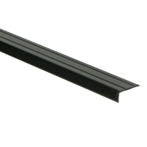 Hoeklijnprofiel zelfklevend matzwart 10x24,5mm 1m 2259