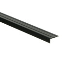 Hoeklijnprofiel zelfklevend matzwart 10x24,5mm 1m 2259