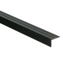 Hoeklijnprofiel zelfklevend matzwart 17x24,5mm 1m 1265A