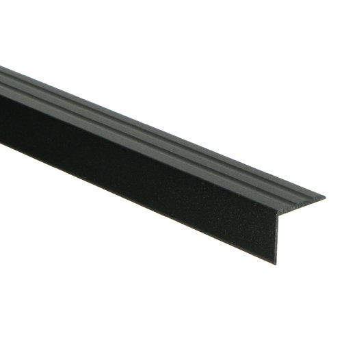 Hoeklijnprofiel zelfklevend matzwart 20x24,5mm 1m 1266A