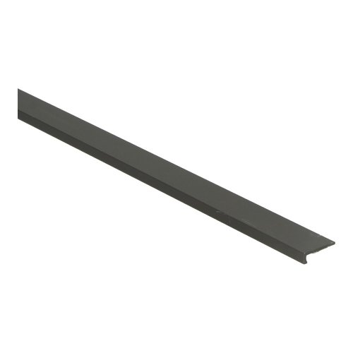 Hoeklijnprofiel zelfklevend PVC brons klik 5,5x21mm 4,5mm 2,5m