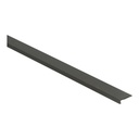 Hoeklijnprofiel zelfklevend PVC brons klik 5,5x21mm 4,5mm 2,5m
