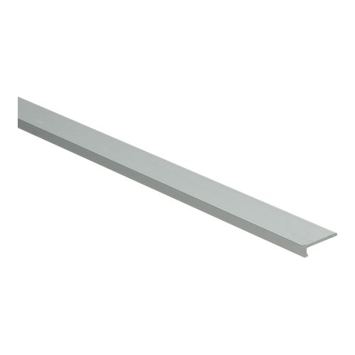 Hoeklijnprofiel zelfklevend PVC zilver klik 5,5x21mm 4,5mm 2,5m