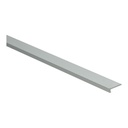 Hoeklijnprofiel zelfklevend PVC zilver klik 5,5x21mm 4,5mm 2,5m