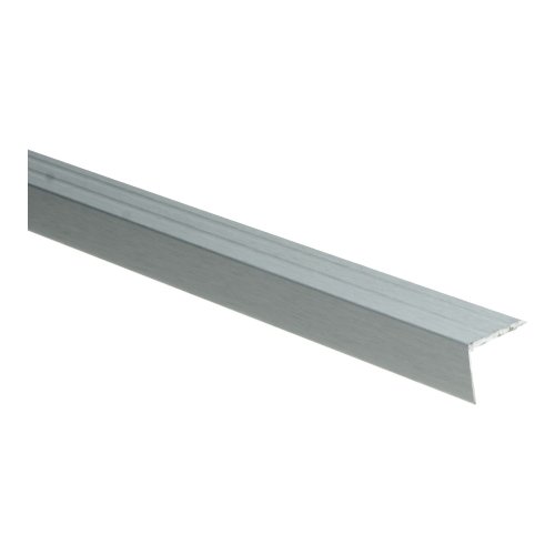 Hoeklijnprofiel zelfklevend zilver geborsteld 20x24,5mm 1m 1266A