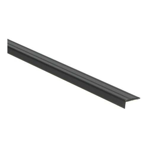 Hoeklijnprofiel zelfklevend zwart 10x24,5mm 3m 2259