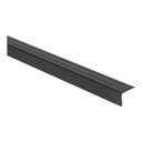 Hoeklijnprofiel zelfklevend zwart 20x24,5mm 1m 1266A