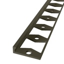 In-egaliseer eindprofiel PVC brons 6x21mm 4,5mm 3m 3103