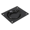 Luikring rond zwart 90 x 75 mm