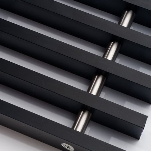 [99947] Monster aluminium convectorputrolrooster zwart