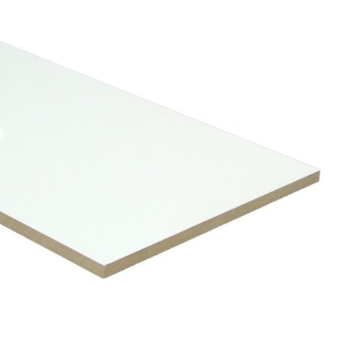 [71152] Stootbord wit gegrond 115 x 18 cm