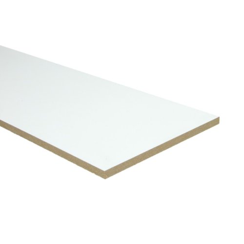 [71151] Stootbord wit gegrond 92 x 18 cm