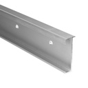 Trapneusprofiel laminaat zilver geborst.22x62,5mm 9,5mm 3m 2267