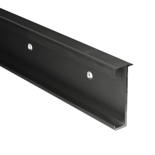 [65314] Trapneusprofiel laminaat zwart 22x62,5mm 9,5 mm 3m 2267