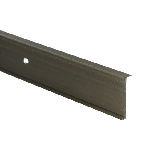 [65328] Trapneusprofiel PVC RVS geborsteld 14x43mm 1m 2514